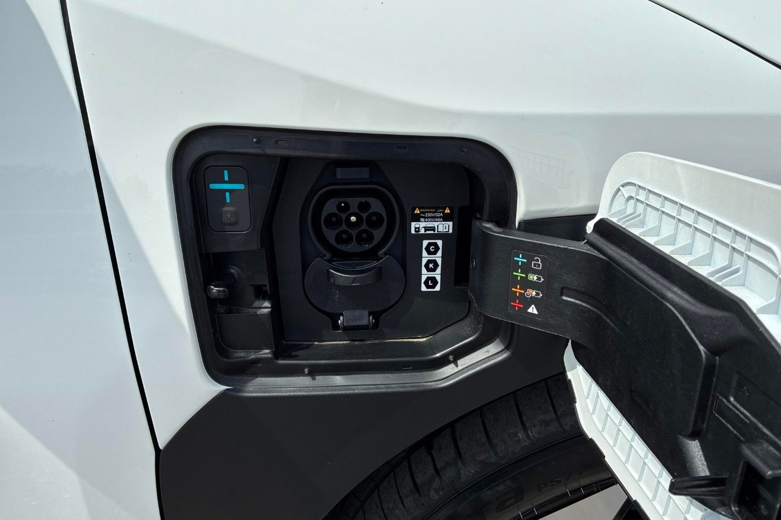 Hvid Kia EV3 fra 2026