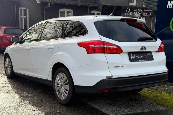 Hvid Ford Focus fra 2018
