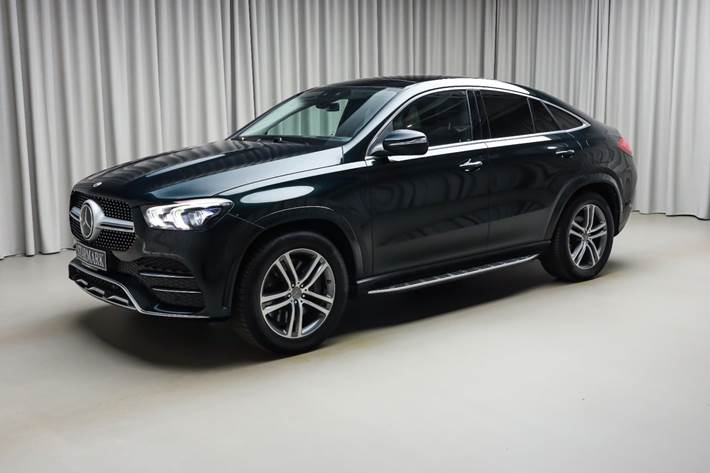 Grøn Mercedes GLE350 de fra 2022
