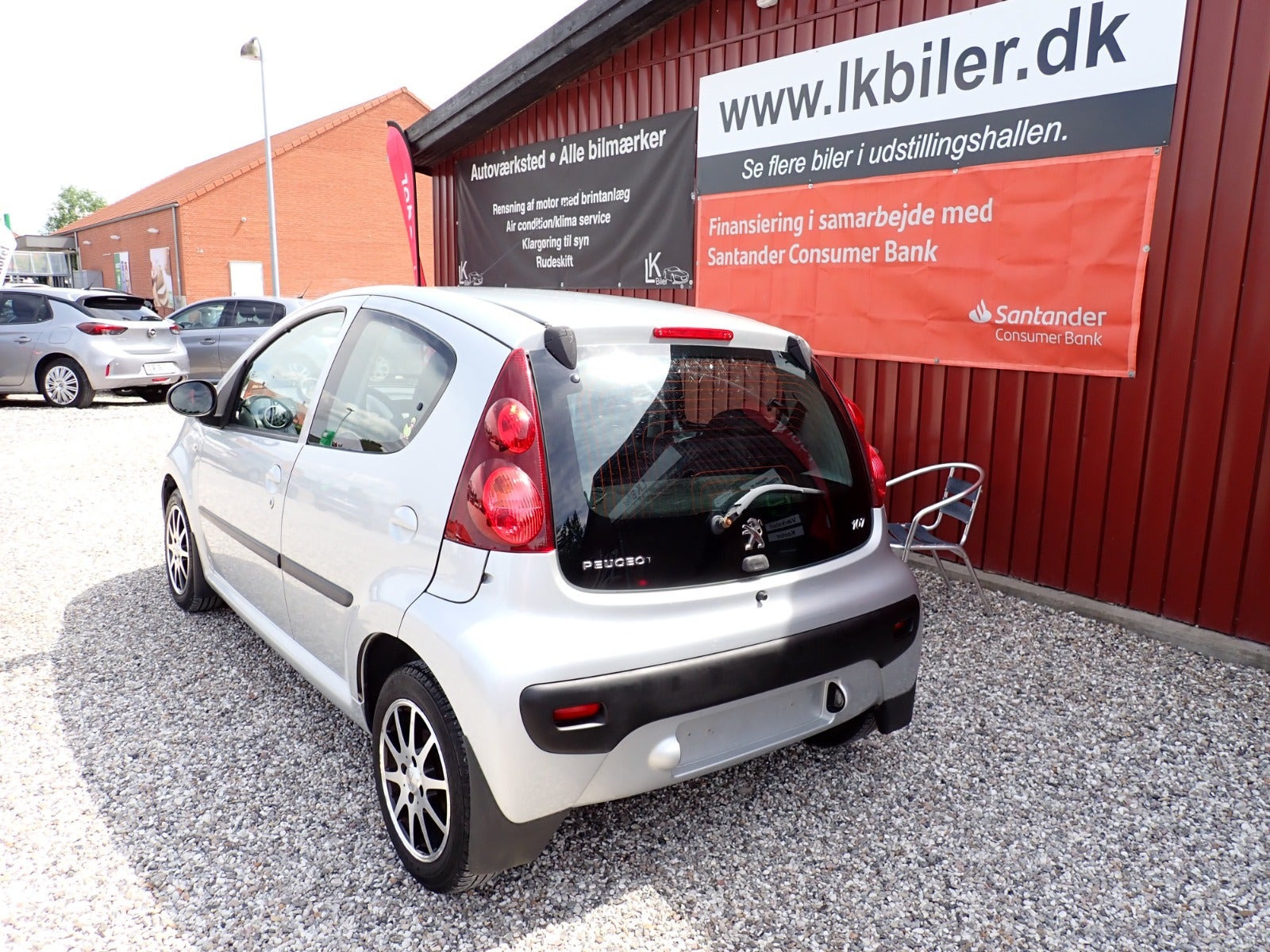Sølv Peugeot 107 fra 2007
