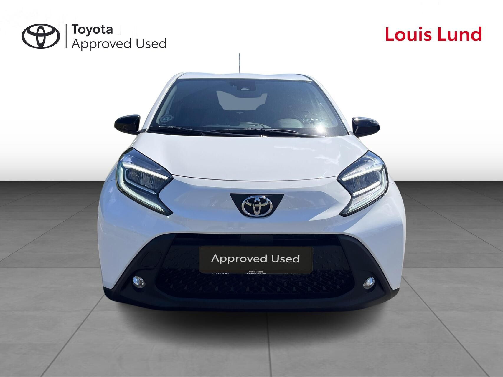 Hvid Toyota Aygo X fra 2025