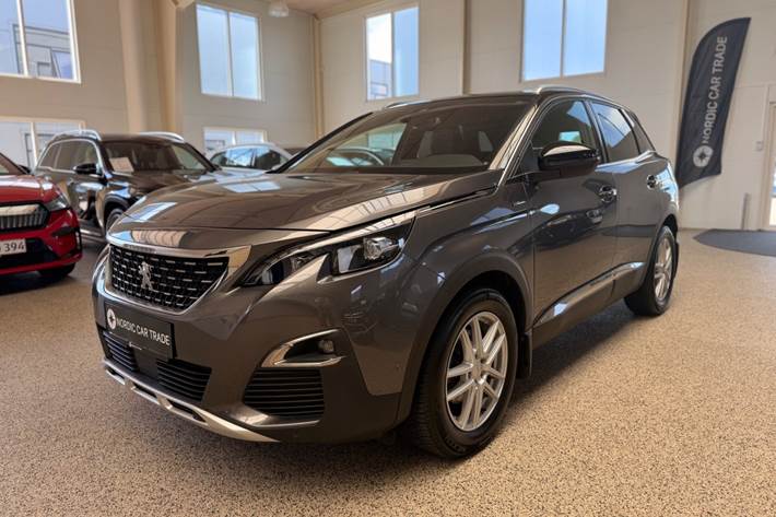Grå Peugeot 3008 fra 2019