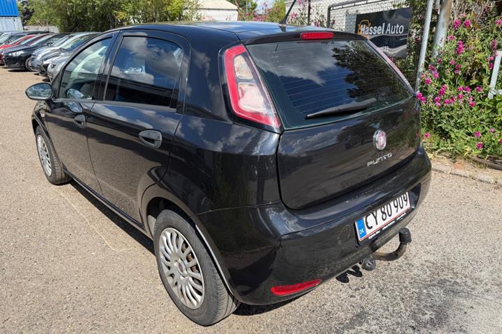 Grøn Fiat Punto fra 2012