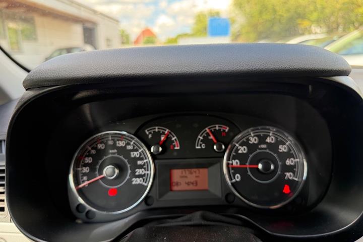 Grøn Fiat Punto fra 2012