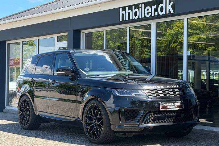 Sort Land Rover Range Rover sport fra 2018