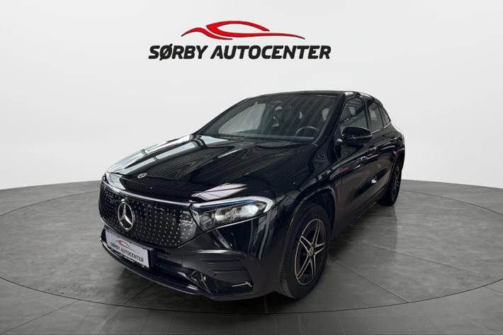 Sort Mercedes EQA250+ fra 2025 set udefra