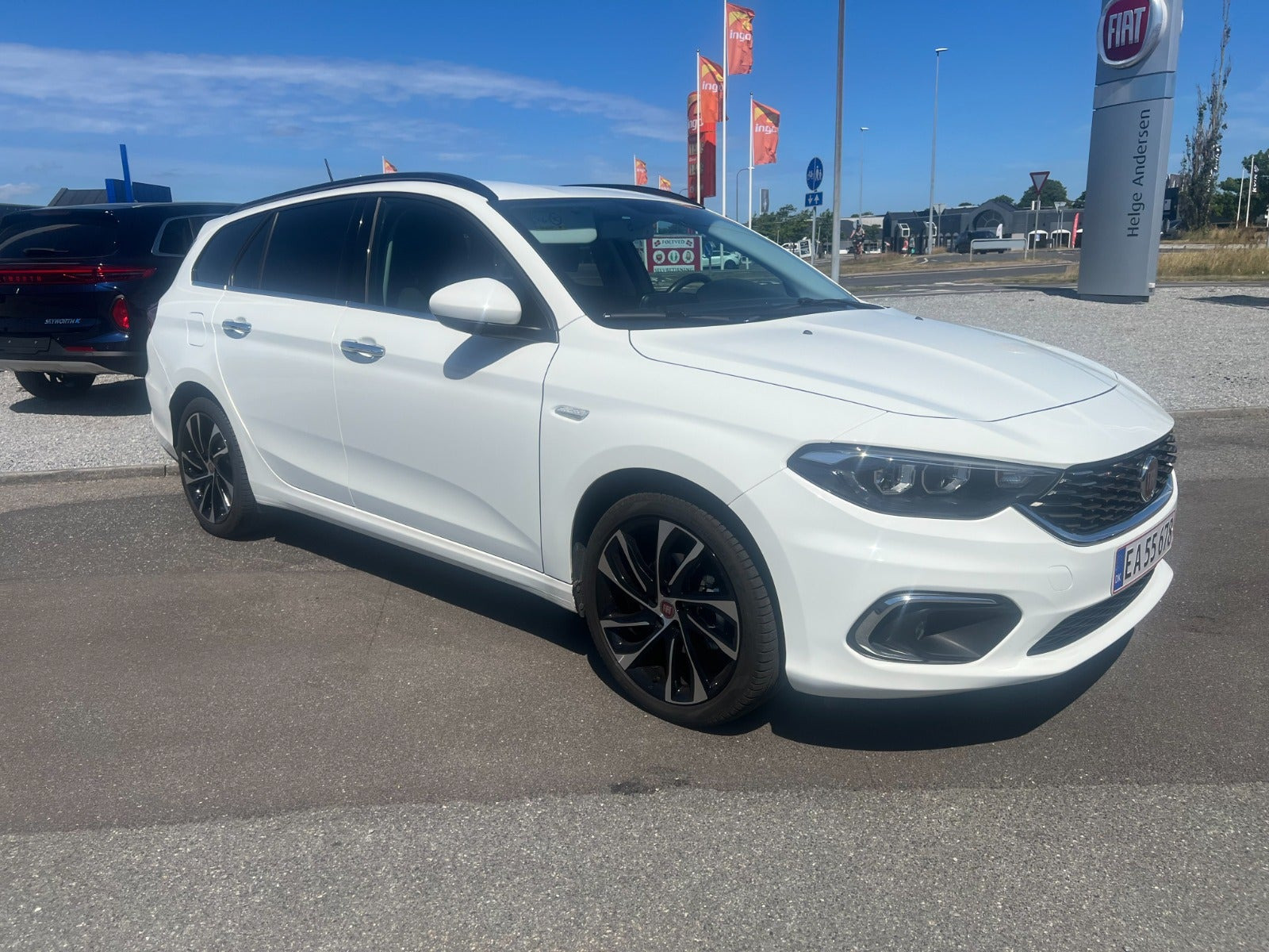 Hvid Fiat Tipo fra 2017