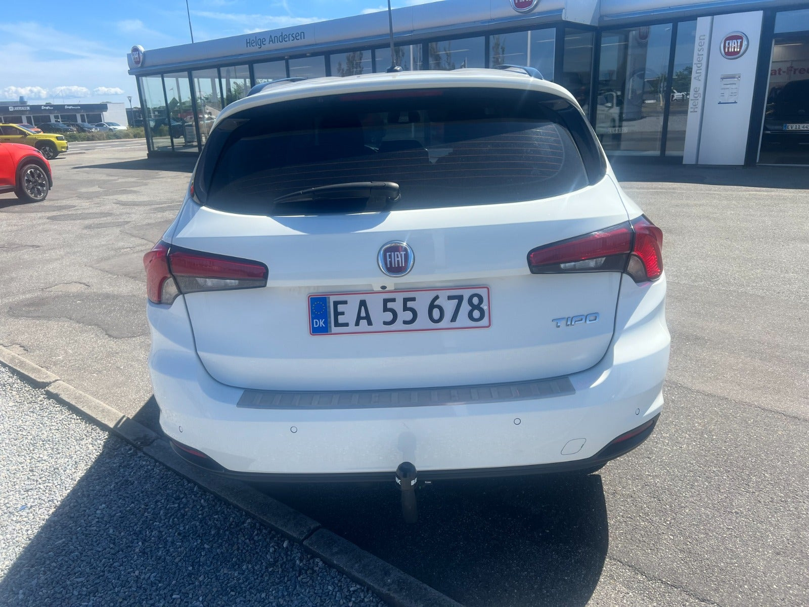 Hvid Fiat Tipo fra 2017