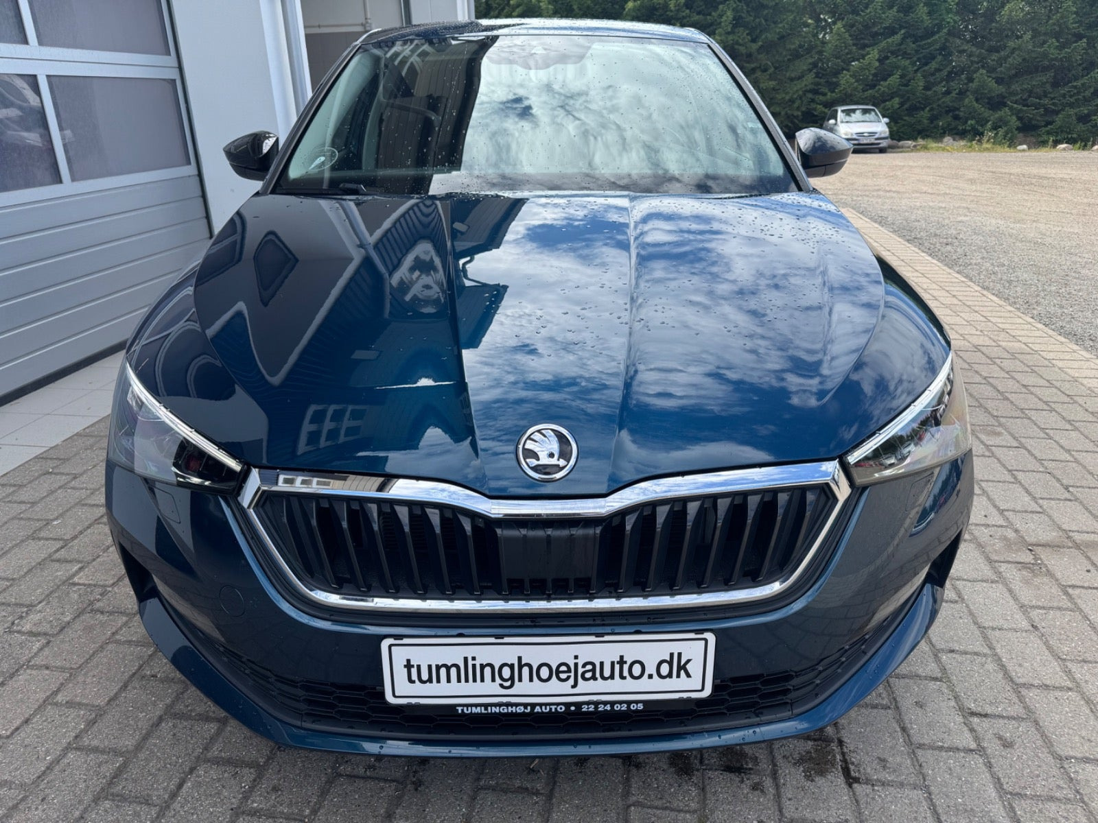 Blå Skoda Scala fra 2020