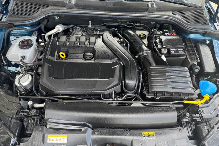 Blå Skoda Scala fra 2020