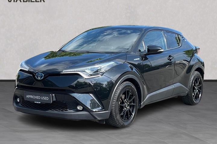Sort Toyota C-HR fra 2017 set udefra