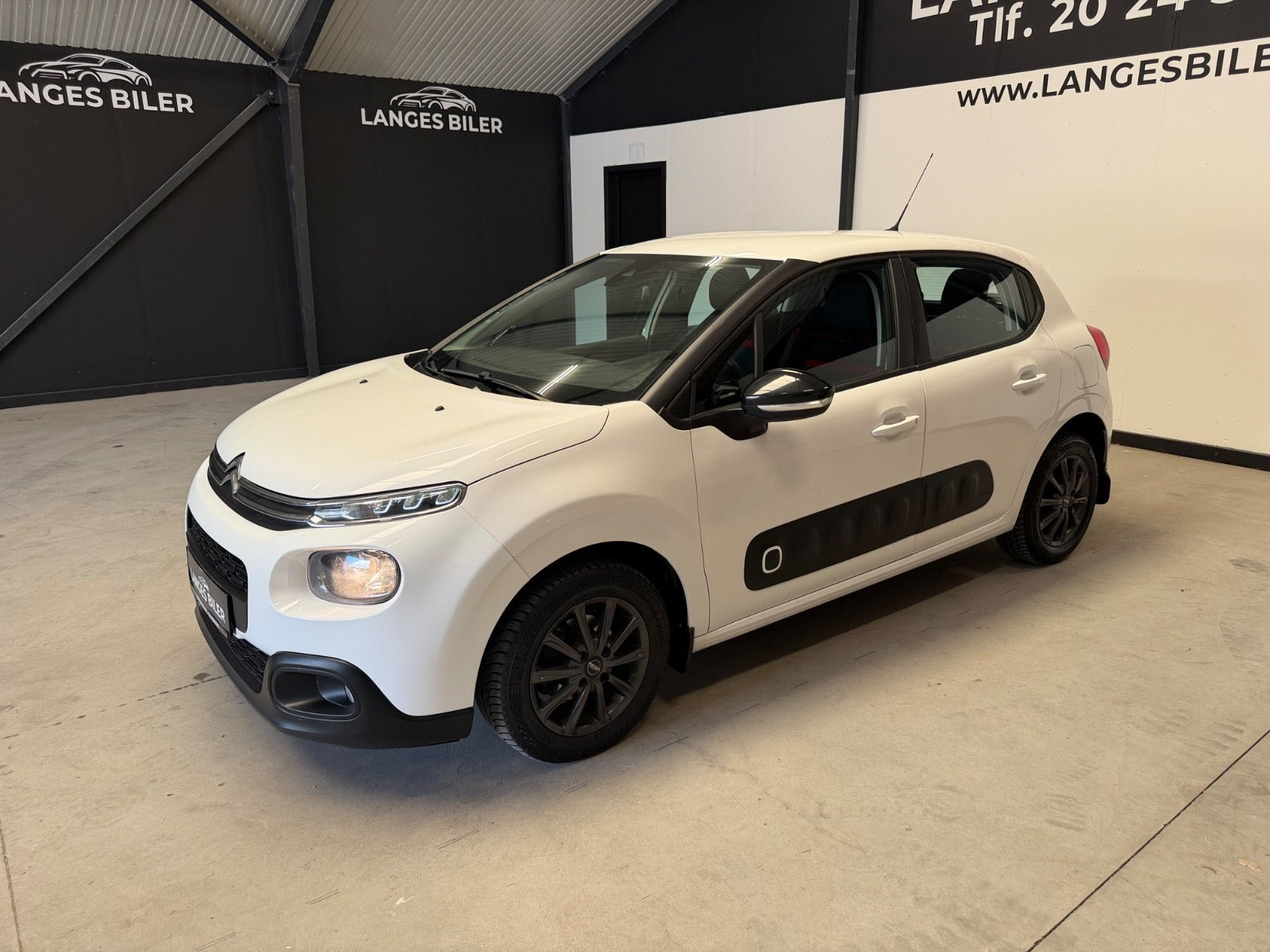 Hvid Citroën C3 fra 2017