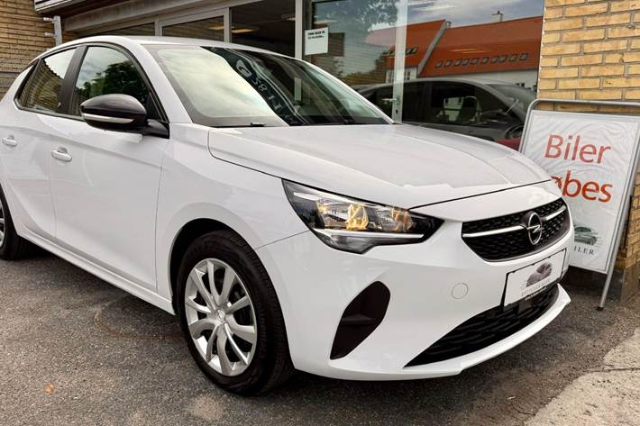 Hvid Opel Corsa-e fra 2021