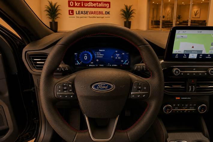 Hvid Ford Kuga fra 2023