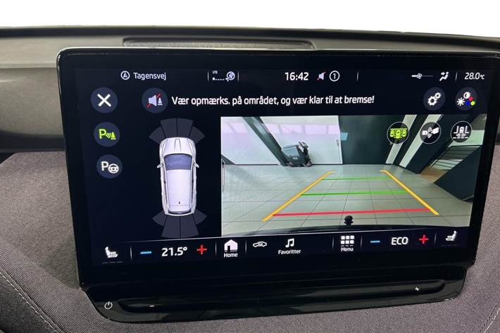 Sort Skoda Enyaq fra 2023