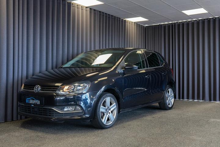 Sort VW Polo fra 2015