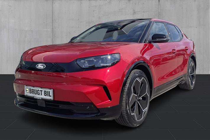 Rød Ford Capri fra 2025