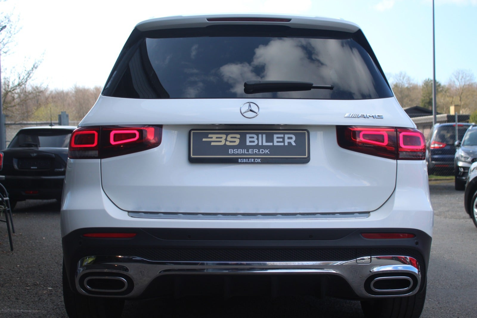 Hvid Mercedes GLB200 fra 2020