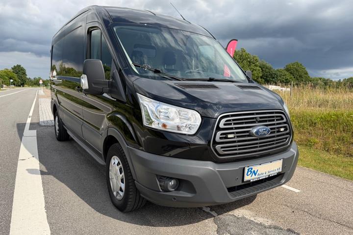 Sort Ford Transit 350 L3 Van fra 2016