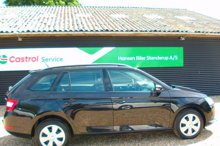 Sort Skoda Fabia fra 2019