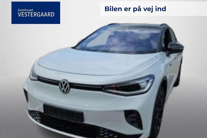 Hvid VW ID.4 fra 2023 set udefra