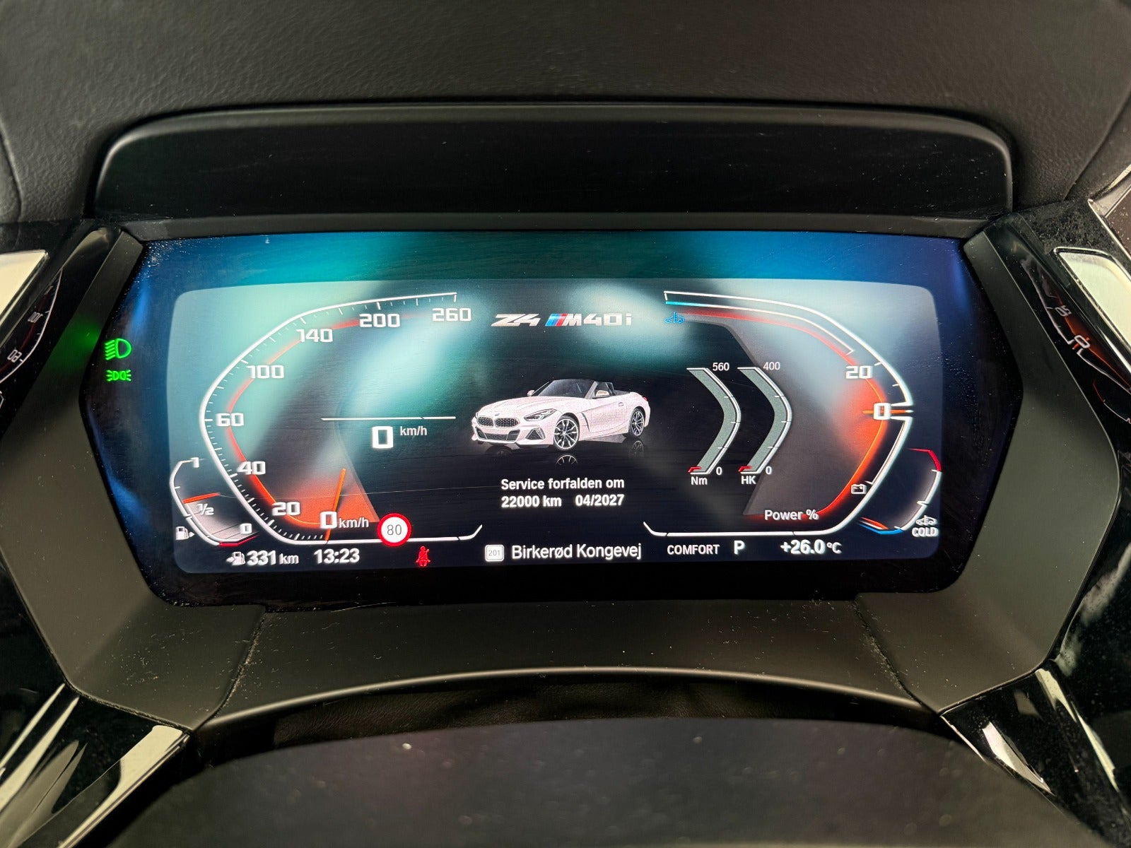 Hvid BMW Z4 fra 2022