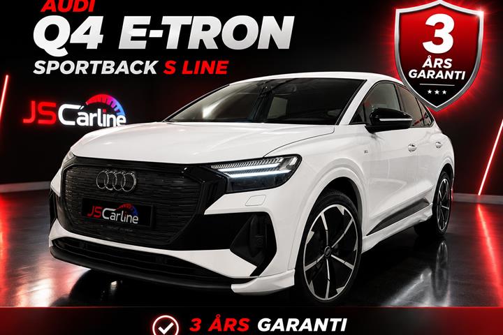 Hvid Audi Q4 e-tron fra 2024
