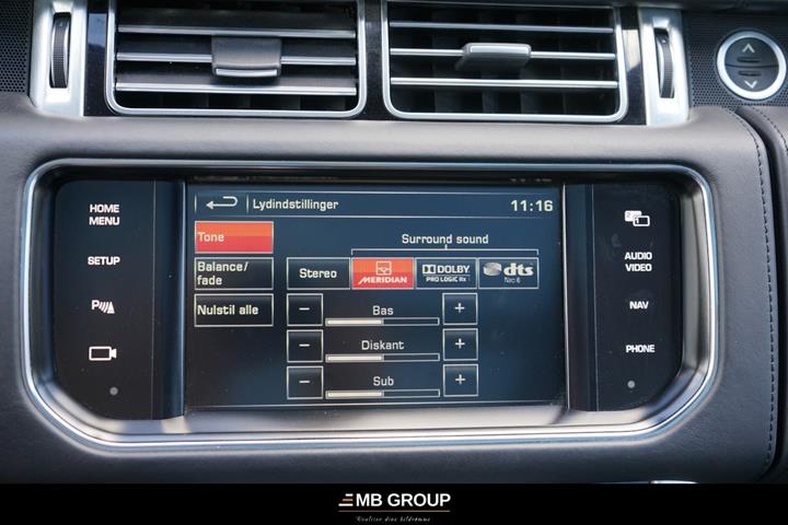Sort Land Rover Range Rover fra 2015