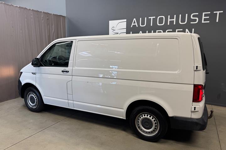 Hvid VW Transporter fra 2018