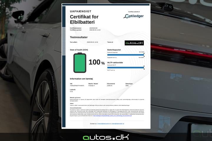 Sølv Polestar 4 fra 2025