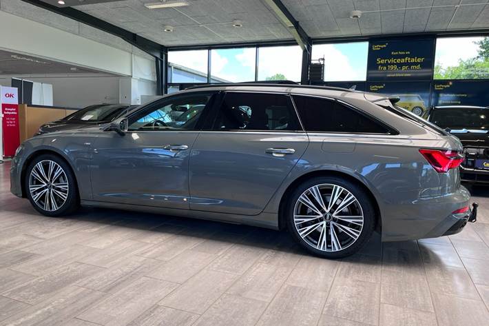 Grå Audi A6 fra 2024