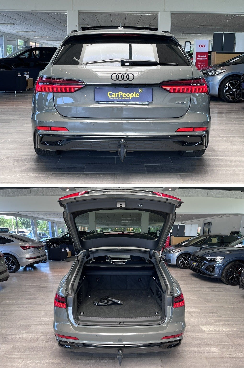 Grå Audi A6 fra 2024