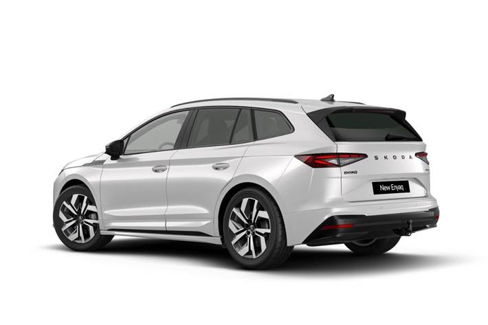 Hvid Skoda Enyaq fra 2026