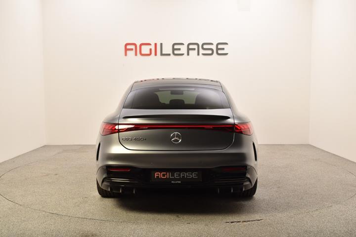 Grå Mercedes EQS450+ fra 2022