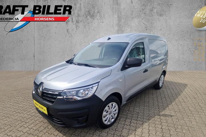 Sølv Renault Express fra 2021 set udefra