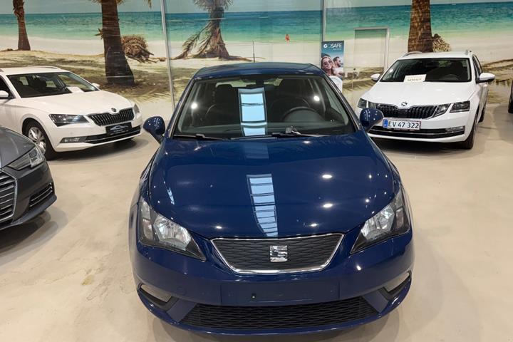 Blå Seat Ibiza fra 2017