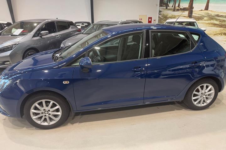 Blå Seat Ibiza fra 2017