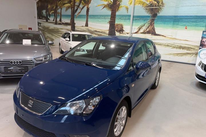 Blå Seat Ibiza fra 2017