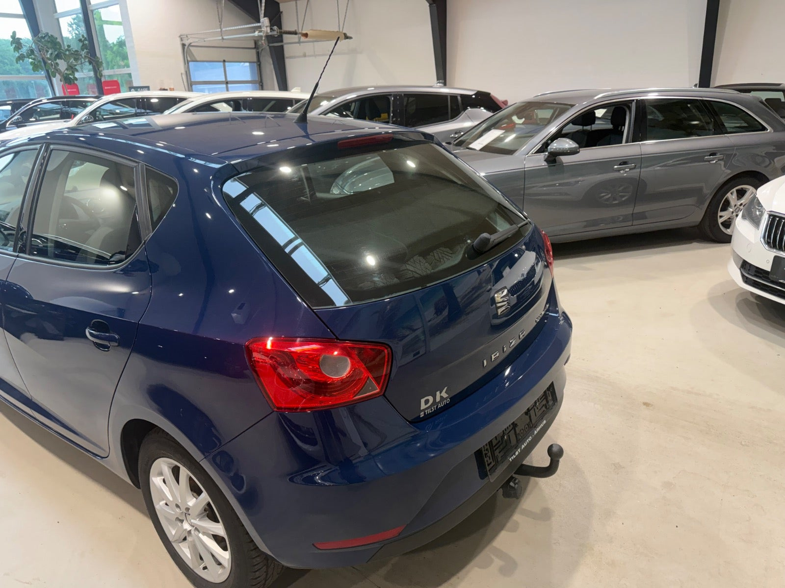 Blå Seat Ibiza fra 2017