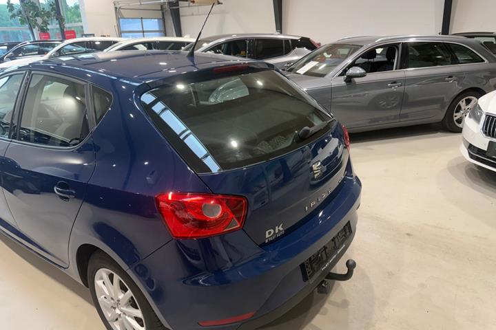 Blå Seat Ibiza fra 2017
