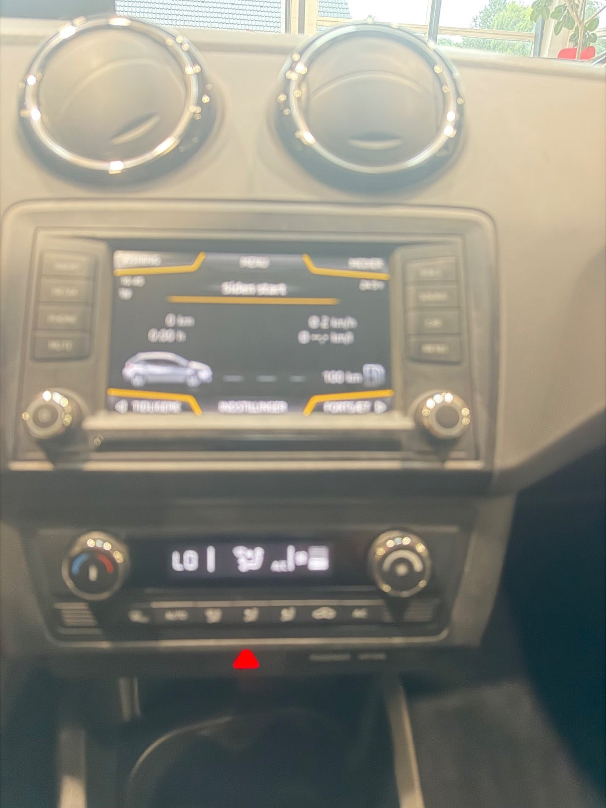 Blå Seat Ibiza fra 2017