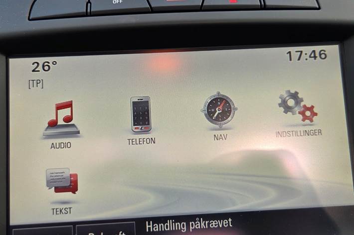 Sort Opel Insignia fra 2015
