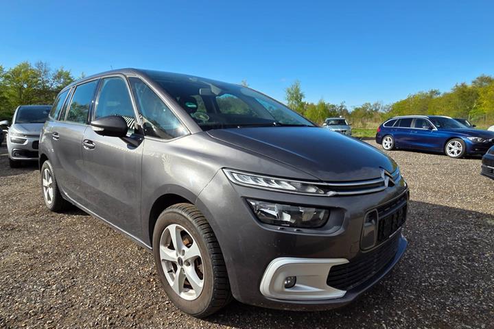 Grå Citroën Grand C4 Picasso fra 2018 set udefra