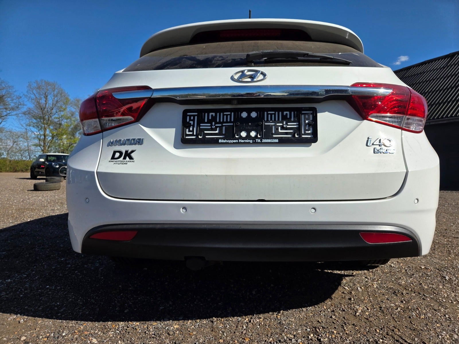Hvid Hyundai i40 fra 2012