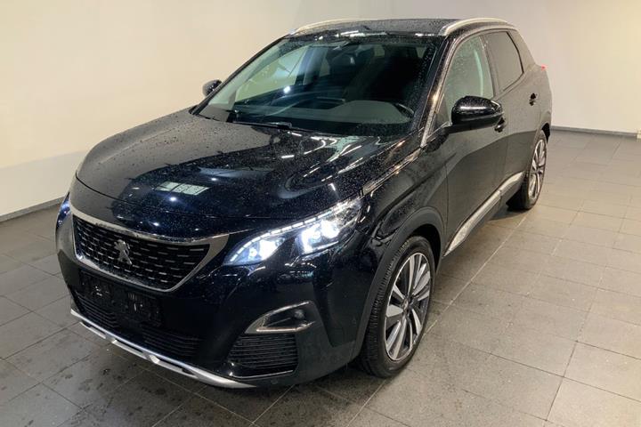Sort Peugeot 3008 fra 2018 set udefra