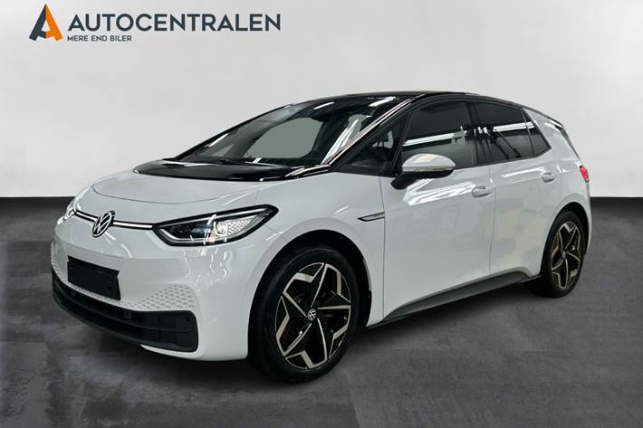 Hvid VW ID.3 fra 2023