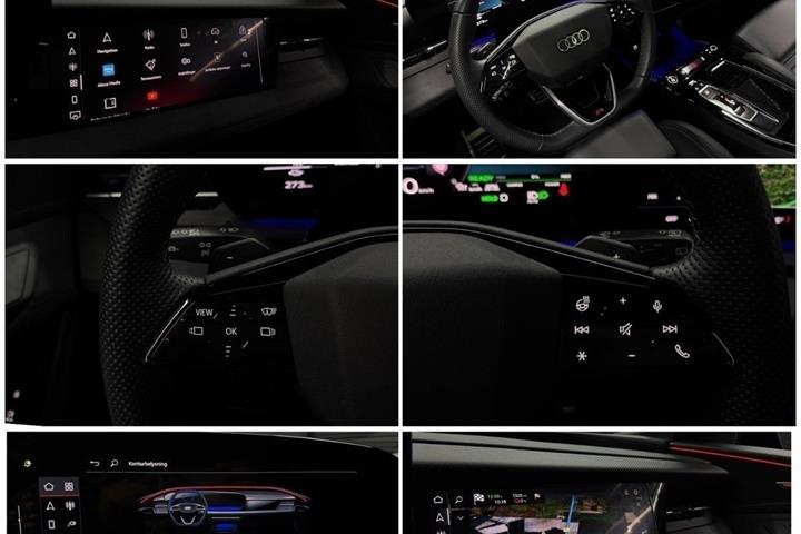 Grå Audi Q6 e-tron fra 2024