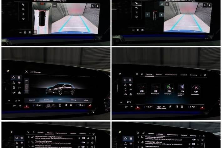 Grå Audi Q6 e-tron fra 2024