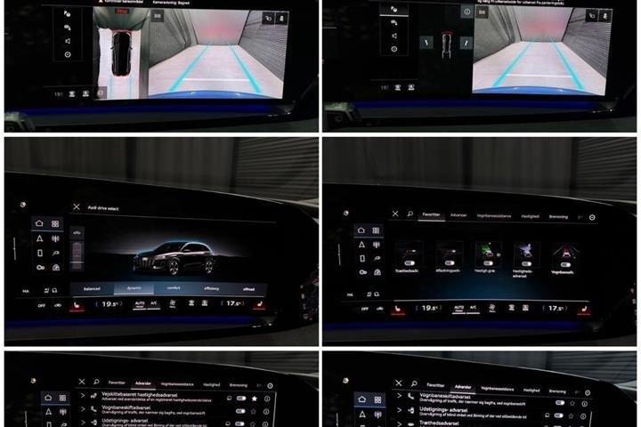 Grå Audi Q6 e-tron fra 2024