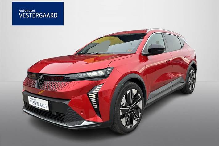 Rød Renault Scenic E-Tech fra 2024